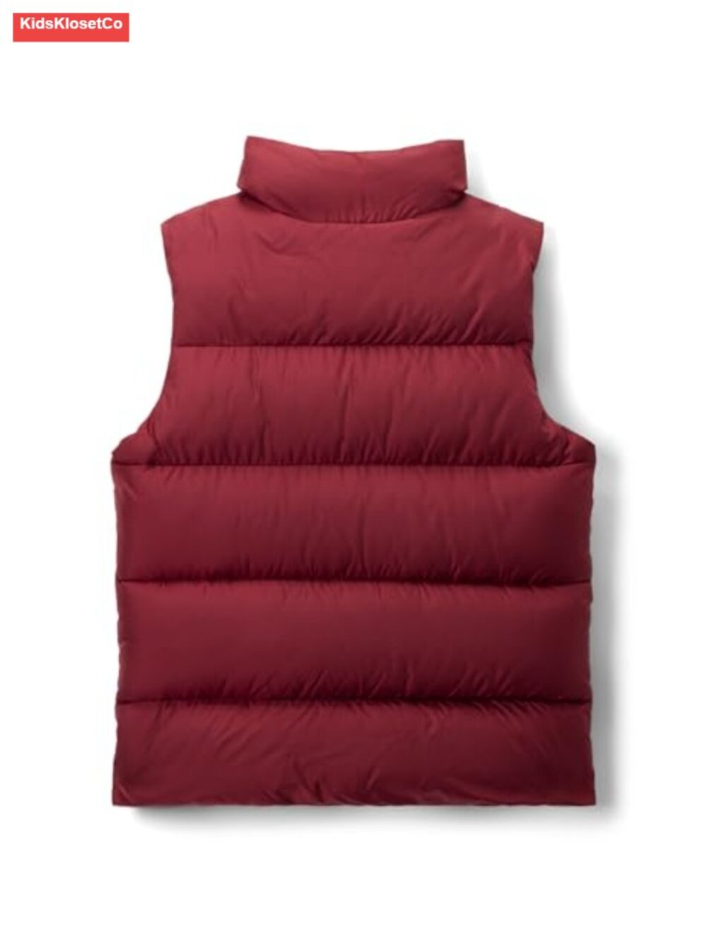 Kids Insulated Quilted Puffer Vest Water-Repellent Zippered Pockets - Picture 2 of 2